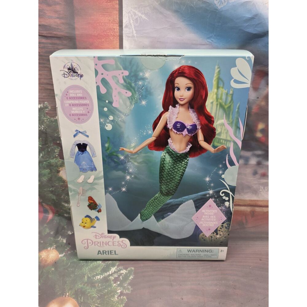 Disney Story Doll with Accessories and Activity The Little Mermaid Ariel New Box